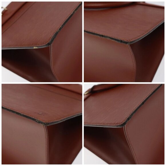 LOUIS VUITTON Epi Riviera Hand Bag Brown M48183 LV Auth 128752 - Picture 14 of 16